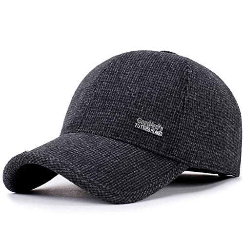 MRACSIY Unisex Winterkappen Baseball Kappe (Schwarz 04) von MRACSIY