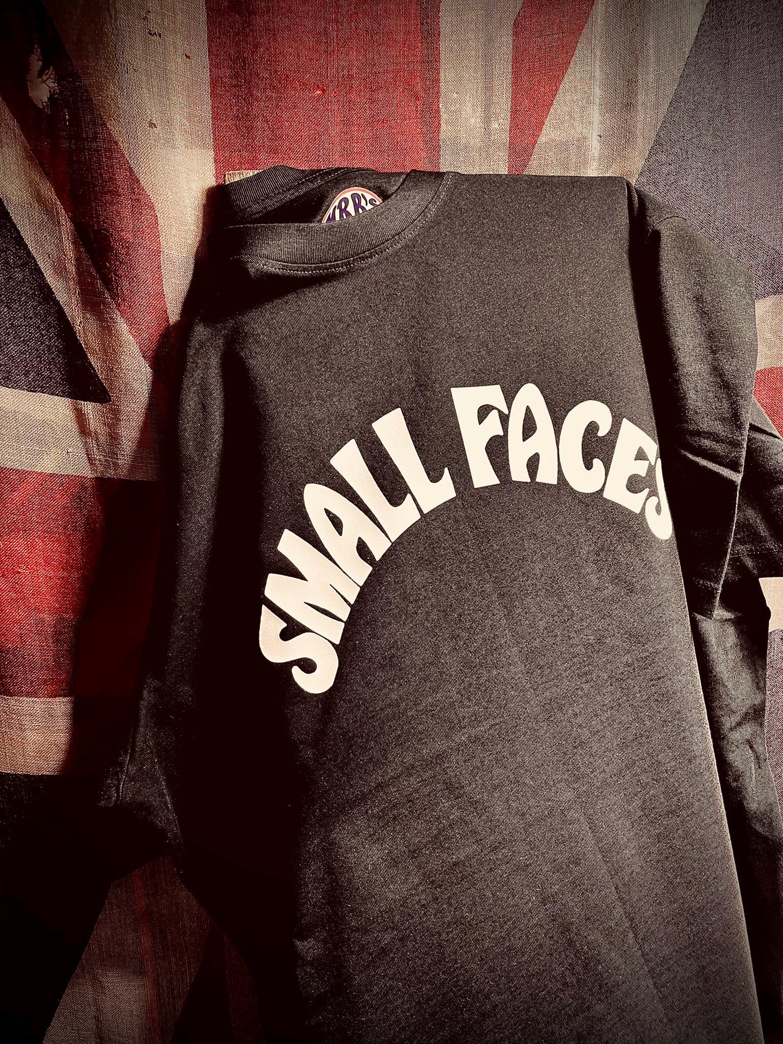 Small Faces Logo T-Shirt Aus Bio-Baumwolle Small Faces Logo T-Shirt Aus Bio-Baumwolle von MRBSSOULFULTEES
