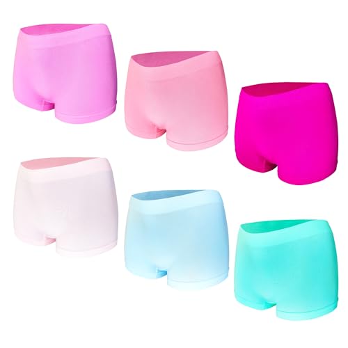 6/8/12/16er Pack Mädchen Hipster Pantys Boxershorts Unterwäsche Unterhosen Retro Pants Schlüpfer bunt 10014 (DE/NL/SE/PL, Alter, 4 Jahre, 6 Jahre, Regular, 6er Pack Modell 7) von MRCC