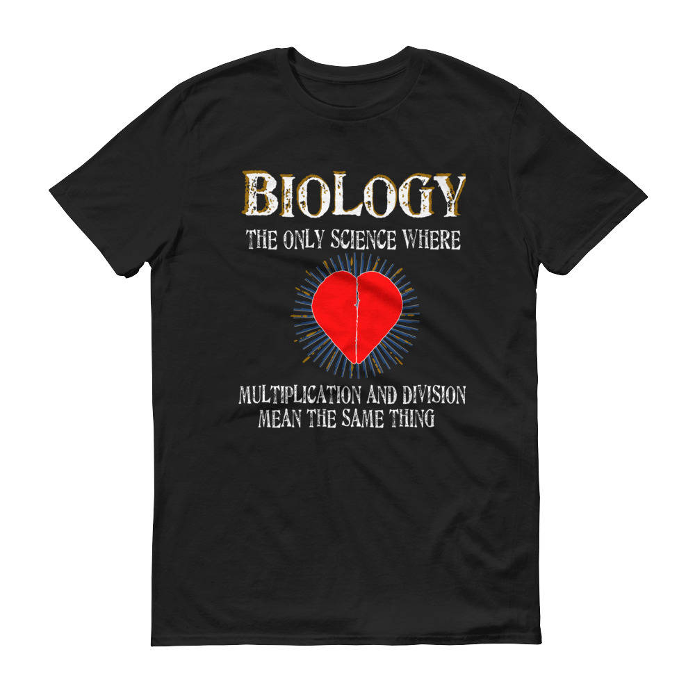 Biologie Lustige Wissenschaft T-Shirt | Lustiges Shirt Unisex Kleidung Herren Frauen Trendige Geschenke Für Ihn Kurzarm-Shirt von MRKPrints