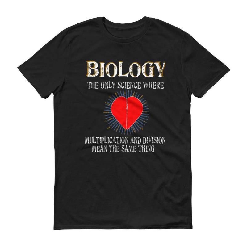 Biologie Lustige Wissenschaft T-Shirt | Lustiges Shirt Unisex Kleidung Herren Frauen Trendige Geschenke Für Ihn Kurzarm-Shirt von MRKPrints