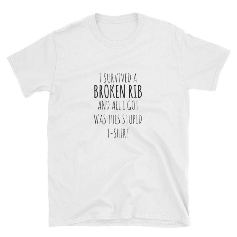 Broken Rib Recovery T-Shirt Lustige Verletzung Erhalten Gut Geschenk Shirt von MRKPrints