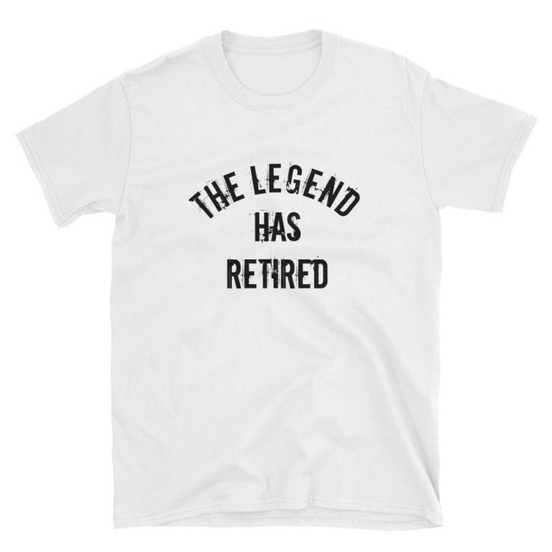 Die Legende Ruhestand Shirt Lustige Rentner T Geschenke Für Ältere Kurzarm Unisex T-Shirt von MRKPrints