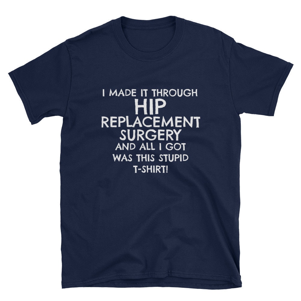 Hip Ersatz Surgery Shirt Verletzung Erholung Lustige T-Shirt von MRKPrints