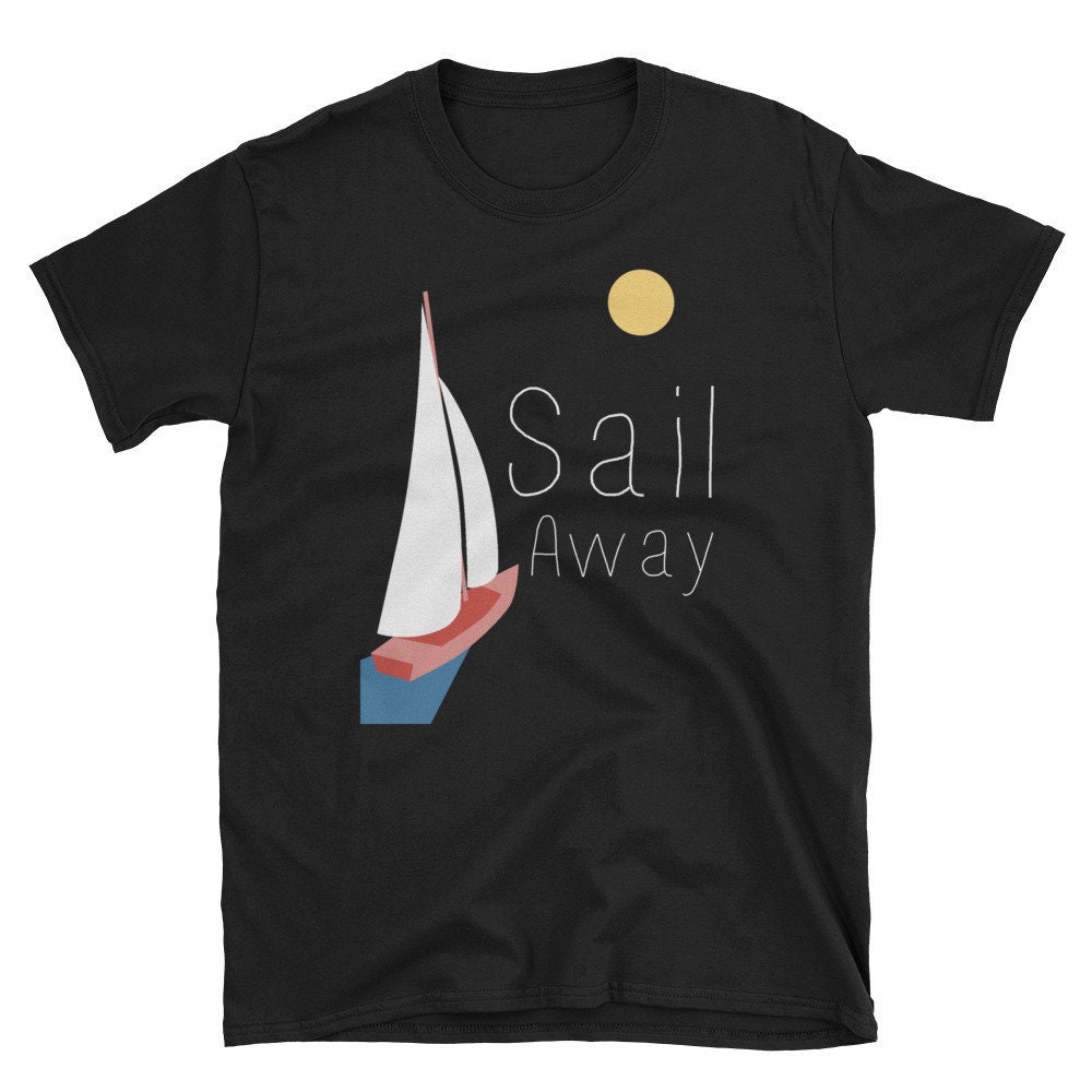 Segeln Sie Shirt Sommershirt Abenteuer Geschenke Für Ihn & Ihr Coole Outdoor-Grafik-T-Shirt Kurzarm Unisex T-Shirt von MRKPrints