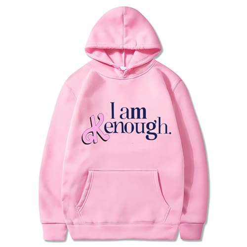 MRRTIME I am Kenough Hoodie Gift for Men and Women I am K Enough Hooded Sweatshirt Long Sleeve Pullover Sweatshirts Gift K Pull Over Gift for Men and Women Hoodie Pullover von MRRTIME