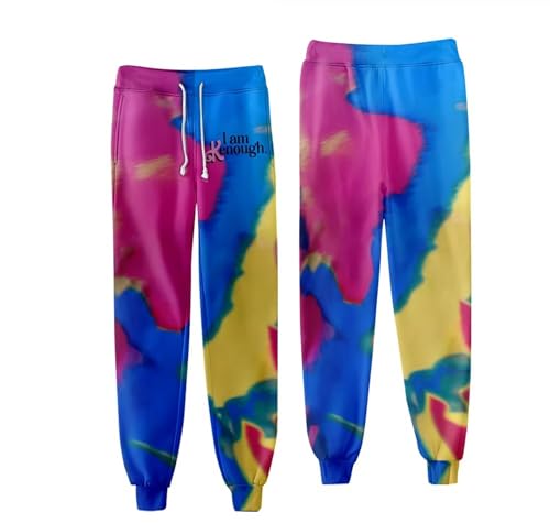 MRRTIME I am Kenough T-Trousers 3D Tie Dye Trousers for Men Women Am Enough Printed Trousers K Pull Over with Trousers and Trousers Gift Trousers von MRRTIME