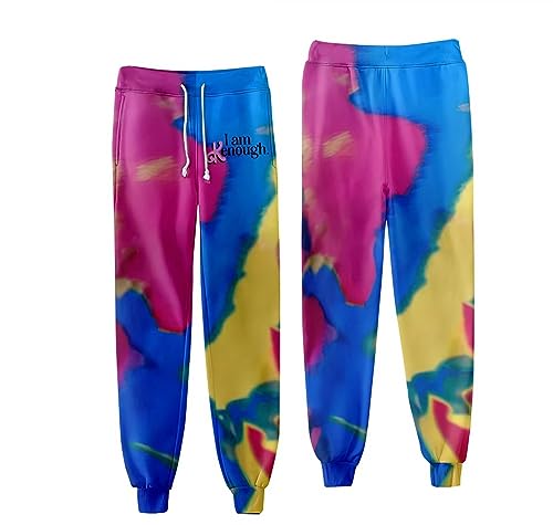 MRRTIME I am Kenough T-Trousers 3D Tie Dye Trousers for Men Women Am Enough Printed Trousers K Pull Over with Trousers and Trousers Gift Trousers von MRRTIME