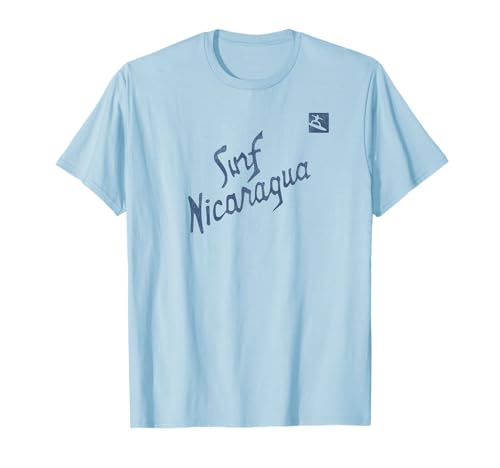 Surf Nicaragua Lustiges Retromotiv für Herren und Damen aus den 80ern im Vintage-Stil T-Shirt von MRS-TEE