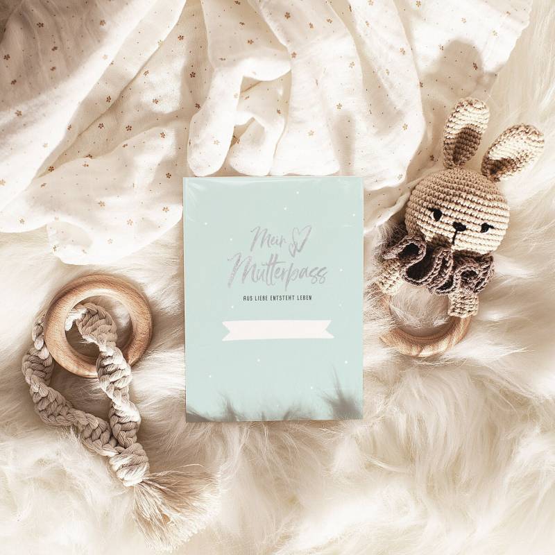 Mutterpasshülle Mint Silberfolienveredelung Mutterpass Hülle Silver Heart Mutterpasshülle Mint Silberfolienveredelung Mutterpass Hülle Silver Heart von MRSLOVELYde