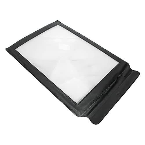 A4 Magnifier Vollseitige Lesung Großer Blechvergrößerung Glas Lesen Hilfe für Bücher Menüs Zeitungen Flexible Optische PVC Leicht Leicht zu Halten für ältere Menschen 31,5 X von MRSTORY