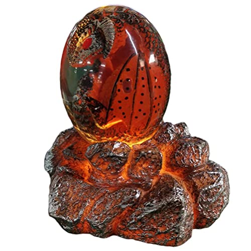 Dragon Eierkristallharz Dragon Egg Ornamente Desktop (Rot) von MRSTORY