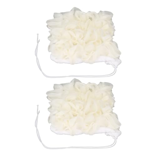 MRSTORY 2 in 1 Wasch- und Duschball Peeling Badetuch Weiches Schwamm Gesicht Waschleball für Travel Women Hotel 2pcs von MRSTORY