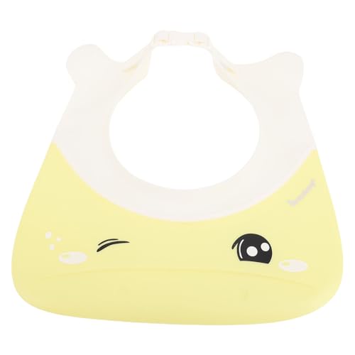 MRSTORY Dusche Hut Nicht -Slip Verstellbarer Baby Badekappe Haare Waschen Kleinkind (Gelb) von MRSTORY