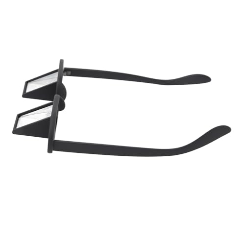 MRSTORY Faule Gläser Horizontaler Spiegel Brillen 90 Grad Prismenbrille Zum Lesen des Fernsehens Schwarz zu Sehen von MRSTORY