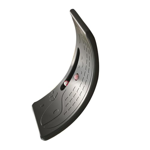 MRSTORY Kids Rocker Board Plastikladung mit 50 Kg Wackelbrettübung Innenräume (Schwarz) von MRSTORY