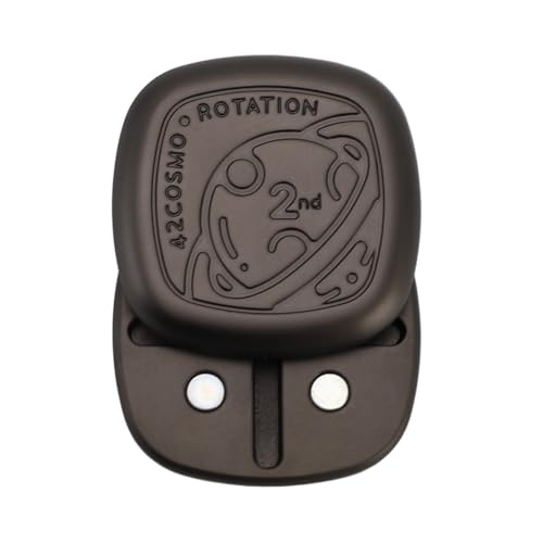 MRSTORY Metal Slider Sensory Toy Anti Tragbarer Spannung für Entspannung und Konzentration zu Hause oder Metallisches Material Kompakte Größe (Schwarz Silber) von MRSTORY