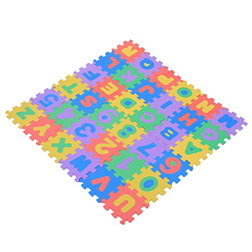 MRSTORY Weiche Eva -Schaumzahlen Buchstaben Spielen Mat Kids Crawling Pad Spielzeuge von MRSTORY