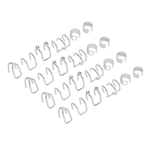 MRSTORY Wikinger -Bart -Perlen -Röhrchen -Klemm -Kit Antik Norse Runen Dekoration Silber für Männer von MRSTORY