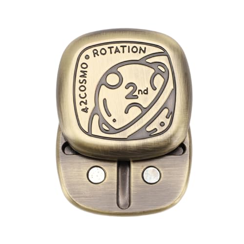 MRSTORY Metal Slider Sensory Toy Anti Tragbarer Spannung für Entspannung und Konzentration zu Hause oder Metallisches Material Kompakte Größe (Kupferfarbe) von MRSTORY