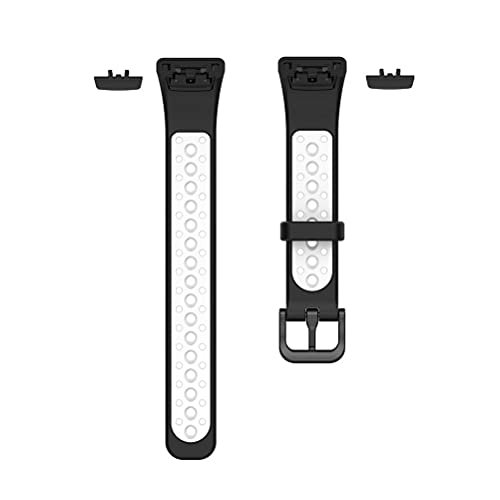 Wasserdichte Watch -Gurt -Ersatzgurt TPU Watch Band Doppelfarbener Ersatzriemen für Band 6 und Ehrenband 6 mit 10 Farben und Perfektem Fit -Design Kompatibel (I) von MRSTORY