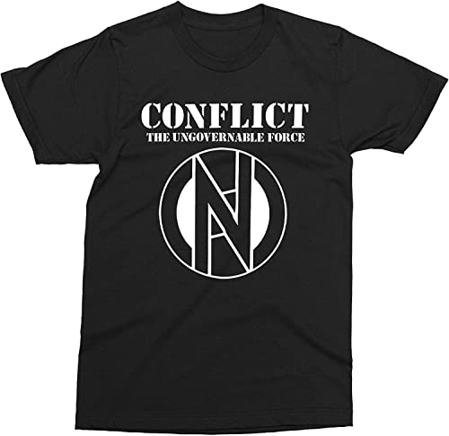 Conflict - Ungovernable Force Shirt, Punk, Anarcho Punk, Crass von MRUDM