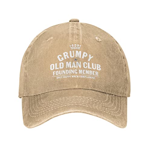 Grumpys Old Man Hat for Men Baseball Cap Graphic Hats von MRUDM
