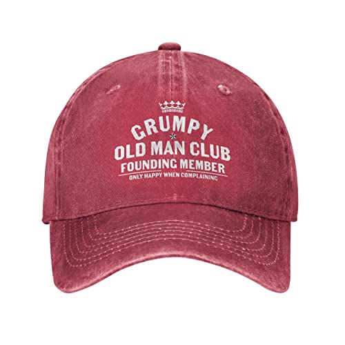 Grumpys Old Man Hat for Men Baseball Cap Graphic Hats von MRUDM