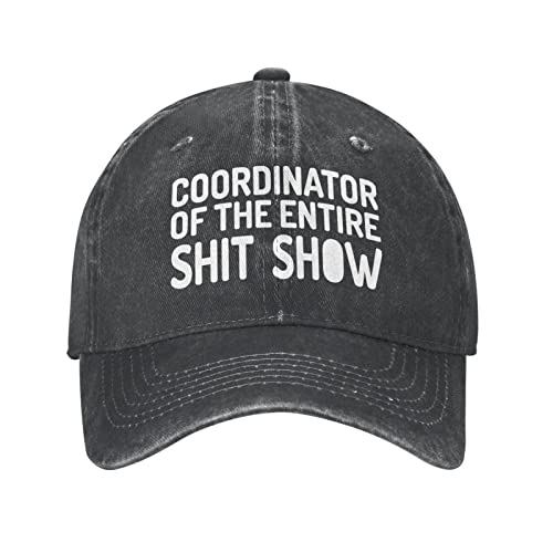 MRUDM Coordinators of The Entire Shit Show Hat Men Baseball Hats Vintage Cap von MRUDM