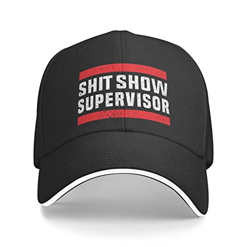 Shit Show Supervisor Hat Men Dad Baseball Cap Graphic Hat von MRUDM