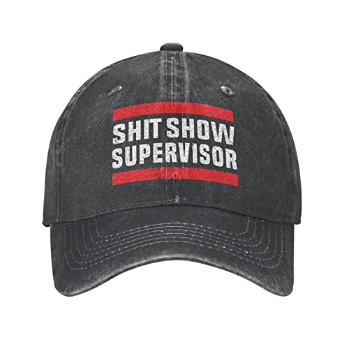 Shit Show Supervisor Hat Men Dad Baseball Cap Graphic Hat von MRUDM