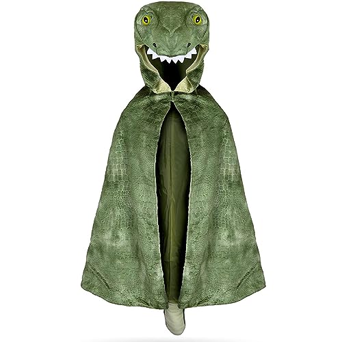 MRULIC Kleidung Kind 2 Jahre Kinder-Dinosaurier-, lustige und niedliche Dinosaurier-Cos-Kleidung, Halloween-Kleidung Winter Jacken Kinder Jungs (Green, 6-7 Years) von MRULIC