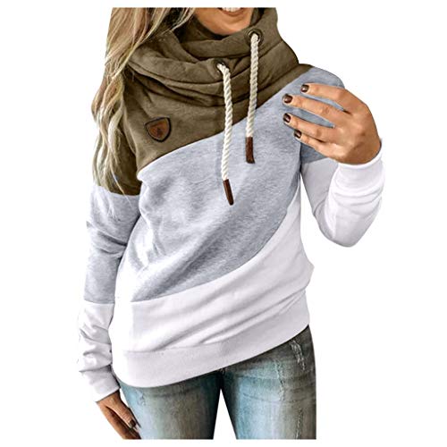 MRULIC Mode Hoodies Sweatshirt Dicker Herbst und Wintermantel mit Kapuze Slim Damen Kapuzenpullover von MRULIC