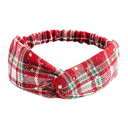 Haarnadel Eltern-Kind-Weihnachtshaarband-Herbst-Winter-Weihnachtsstirnband-elastischer Kopfschmuck UPd702 (Color : B, Size : Taille unique) von MRXFN
