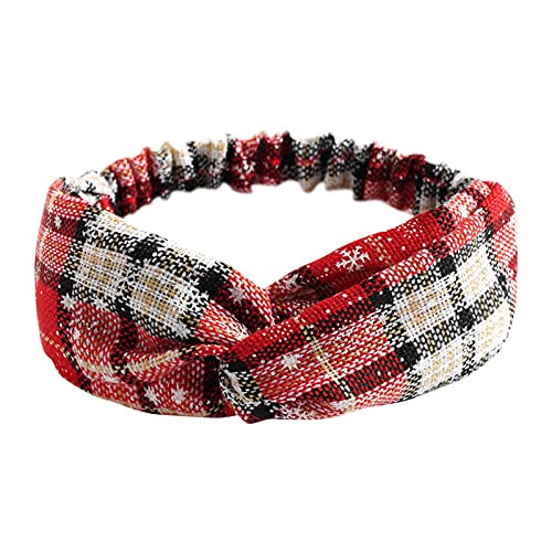 Haarnadel Eltern-Kind-Weihnachtshaarband-Herbst-Winter-Weihnachtsstirnband-elastischer Kopfschmuck UPd702 (Color : D, Size : Taille unique) von MRXFN