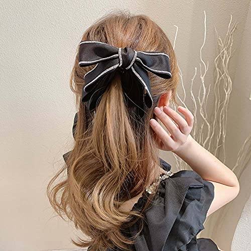 Haarnadel Große Haarklammern Rutschfeste Haarklammern Bowknot Hair Catch Clip Haarschmuck Haarspangen for Stylen von dickem Haar dünnes Haar Frauen Mädchen von MRXFN