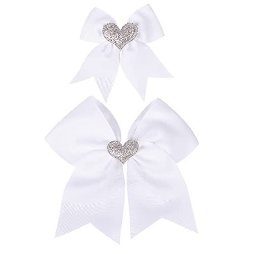 Haarnadel Haarhalter Haar Kopfschmuck Bögen Halter Kopfschmuck Zubehör Kinder Haar Set Haar Haarnadel Zubehör Haar Kinder FLw228 (Color : White, Size : Taille unique) von MRXFN