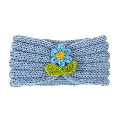 Haarnadel Herbst 21 Farbe Stirnband Haarband Solide Stirnband Winter Blume Kinder Haarband Top Wolle for Warme Und FLw226 (Color : I, Size : Taille unique) von MRXFN