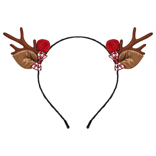 Haarnadel Weihnachtshaarband Märchen Süße Glocke Haarball Stirnband Haarschmuck for Männer und Frauen UbU366 (Color : F, Size : Taille unique) von MRXFN
