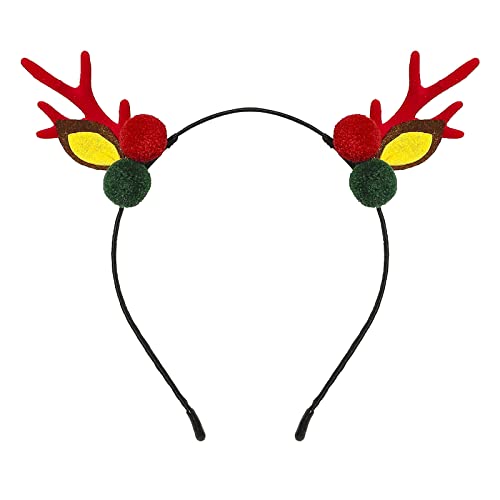 Haarnadel Weihnachtshaarband Märchen Süße Glocke Haarball Stirnband Haarschmuck for Männer und Frauen UbU366 (Color : Large, Size : Taille unique) von MRXFN