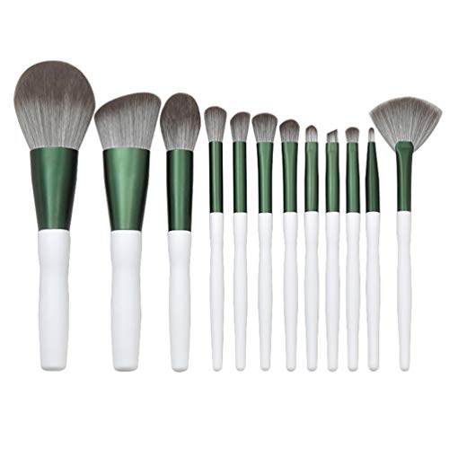 Make-up Pinsel 12-teiliges Make-up-Pinsel-Set for Lidschatten, Foundation, Rouge, Concealer, langlebiges Gesichts-Make-up-Pinsel-Set, Geschenk von MRXFN