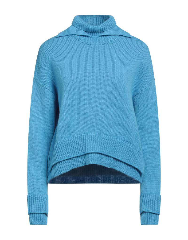 MRZ  Rollkragenpullover Damen Azurblau von MRZ