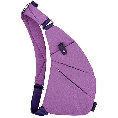 MRang Schultertasche Sling Crossbody-Tasche, trendig, Reisen, Diebstahlschutz, sichere Geldbörse für Damen und Herren, wasserdicht von MRang