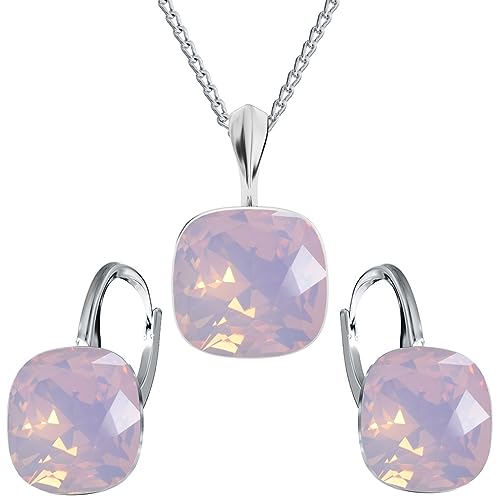 MŚ 1997 MENNICA ŚWIDNICKA Schmuckset Ohrringe Silber 925 mit Halskette Damen Set - Hochwertige Marken Kristalle - Ohrringe mit Kette Geschenk für Frau MŚ 1997 MENNICA ŚWIDNICKA Schmuckset Ohrringe Silber 925 mit Halskette Damen Set - Hochwertige Marken Kristalle - Ohrringe mit Kette Geschenk für Frau von MŚ 1997 MENNICA ŚWIDNICKA