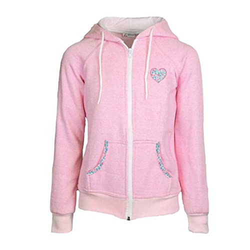 MS-Trachten Kinder Trachtenjacke Sweatjacke Kaputzenjacke Tracht Hoodie rosa (164) von MS-Trachten