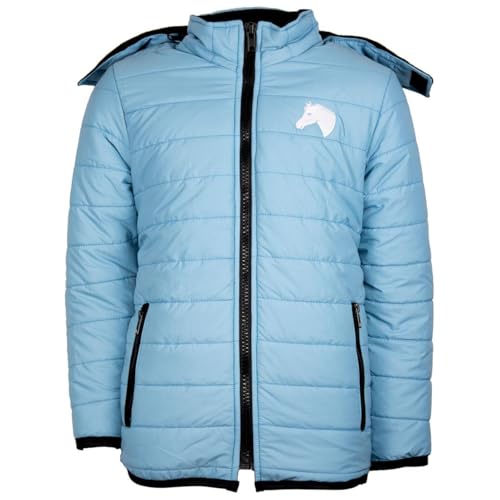 MS-Trachten Kinder Winter Reitjacke Steppjacke Winterjacke Moni Hellblau (146-152) von MS-Trachten