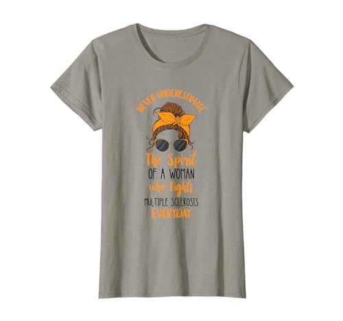 The Spirit Of A Woman MS Warrior Multiple Sklerose Warrior T-Shirt von MS Warrior Multiple Sclerosis Awareness
