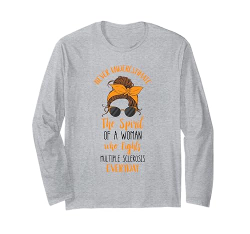 The Spirit of A Woman MS Warrior Multiple Sklerose Warrior Langarmshirt The Spirit of A Woman MS Warrior Multiple Sklerose Warrior Langarmshirt von MS Warrior Multiple Sclerosis Awareness
