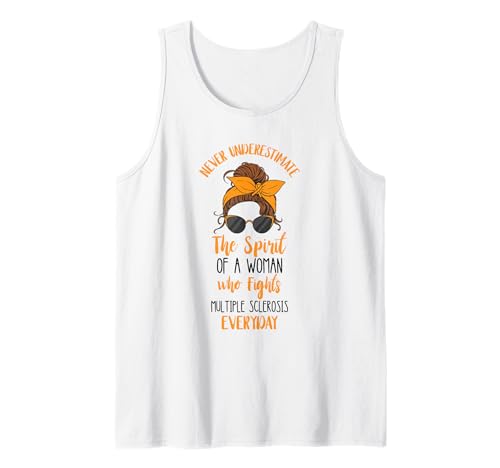 The Spirit of A Woman MS Warrior Multiple Sklerose Warrior Tank Top The Spirit of A Woman MS Warrior Multiple Sklerose Warrior Tank Top von MS Warrior Multiple Sclerosis Awareness