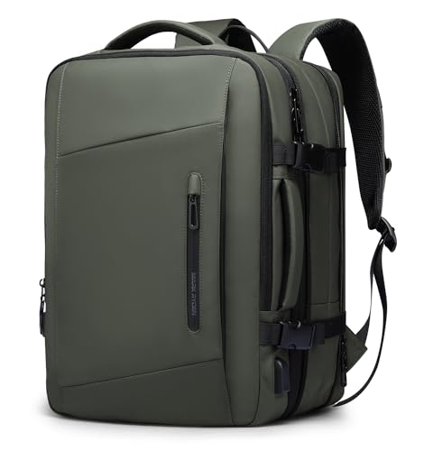 MARK RYDEN Laptop Rucksack Erweiterbar 25-40L, 17.3 Zoll Reiserucksack mit USB Ladeanschluss Wasserdicht Business Rucksack Herren für Geschenke zum Valentinstag von MS